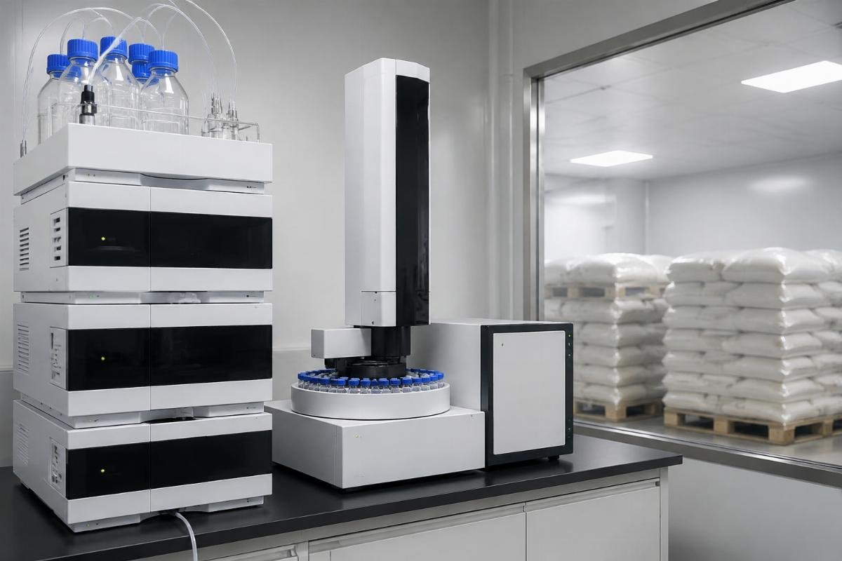 HPLC chromatogram of food additive sample
