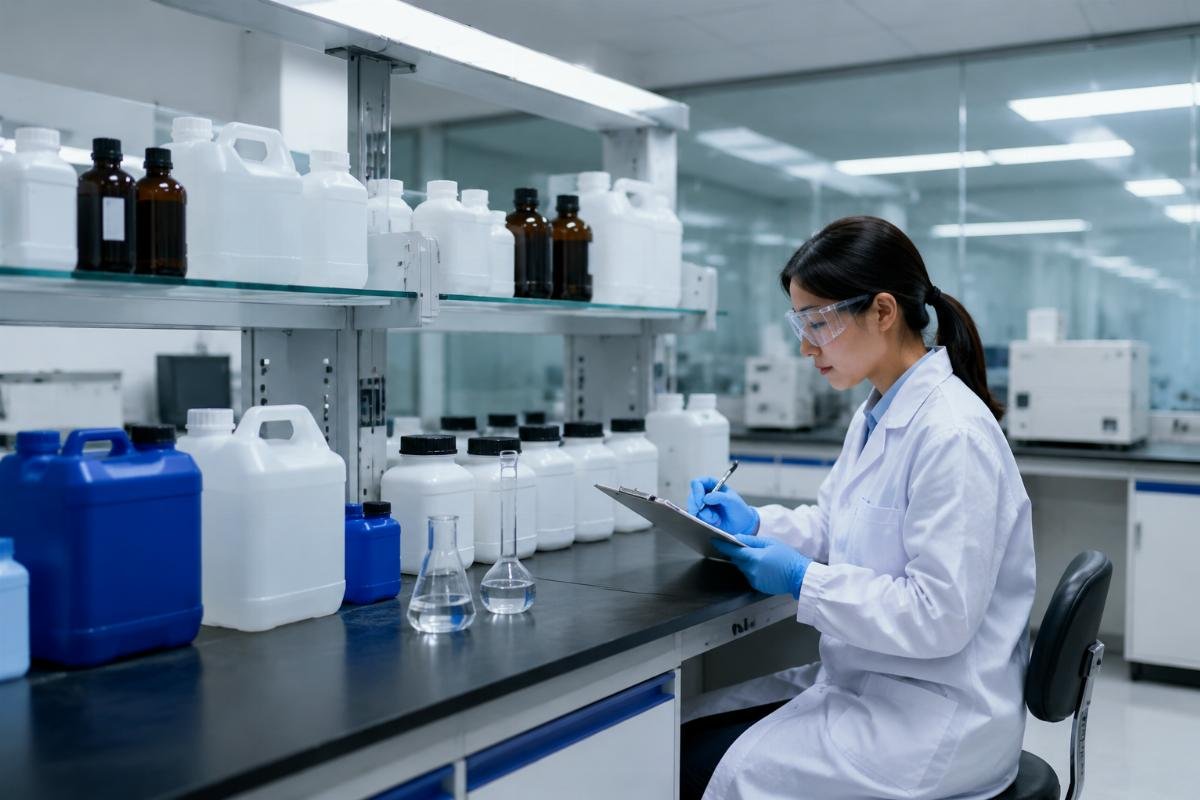 GHS-compliant MSDS verification workflow