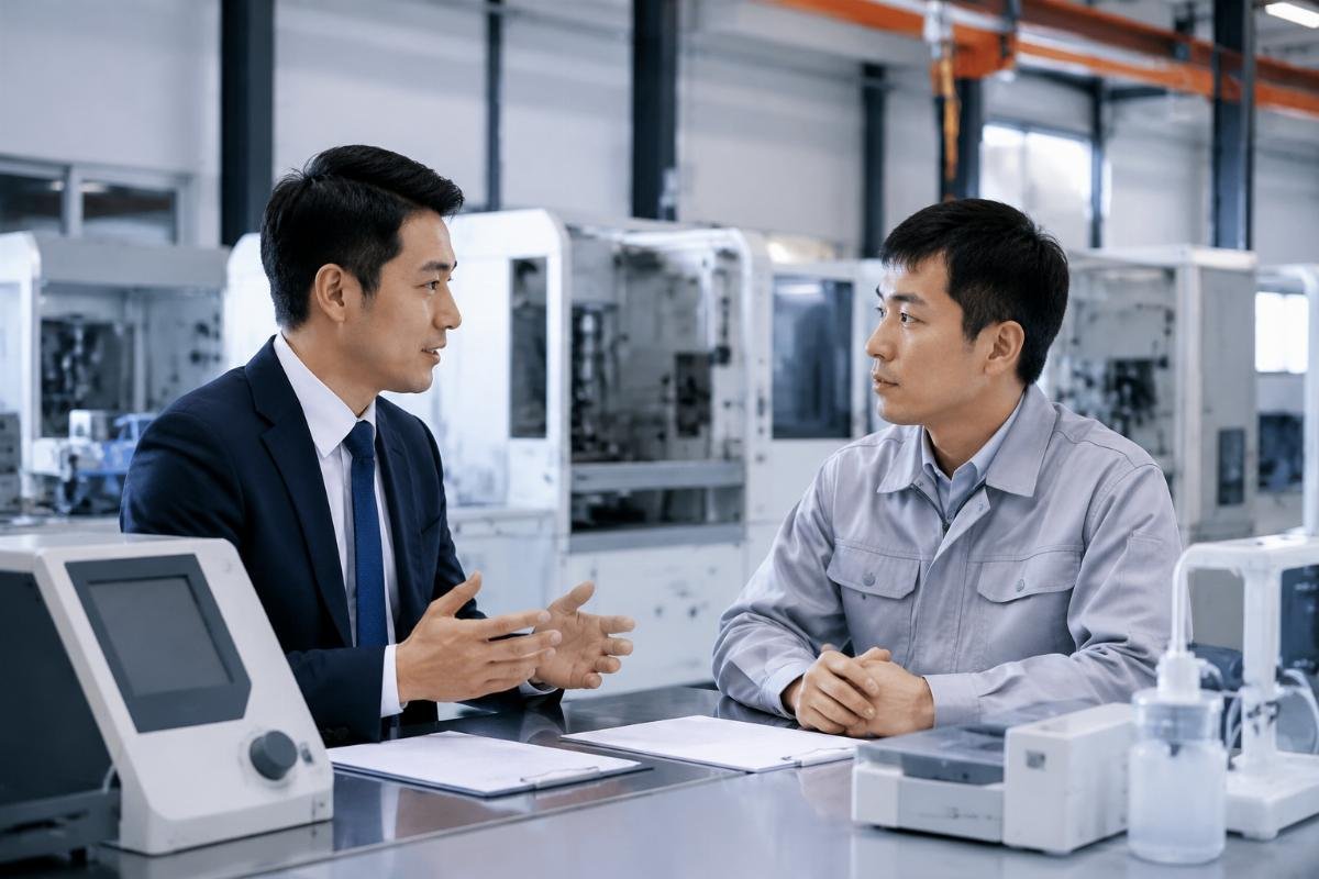 Medical equipment supplier communication assessment Pre-sale communication quality indicators