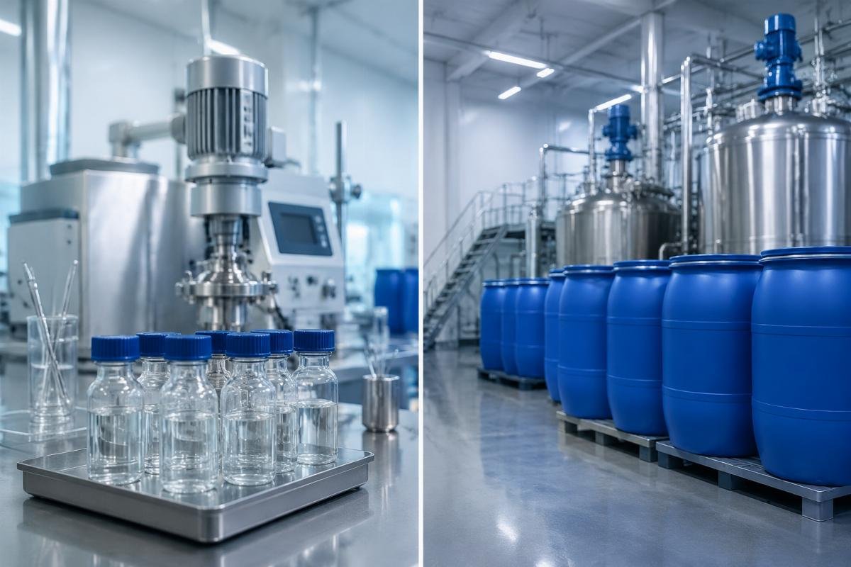 Cost comparison of small-batch vs bulk trials