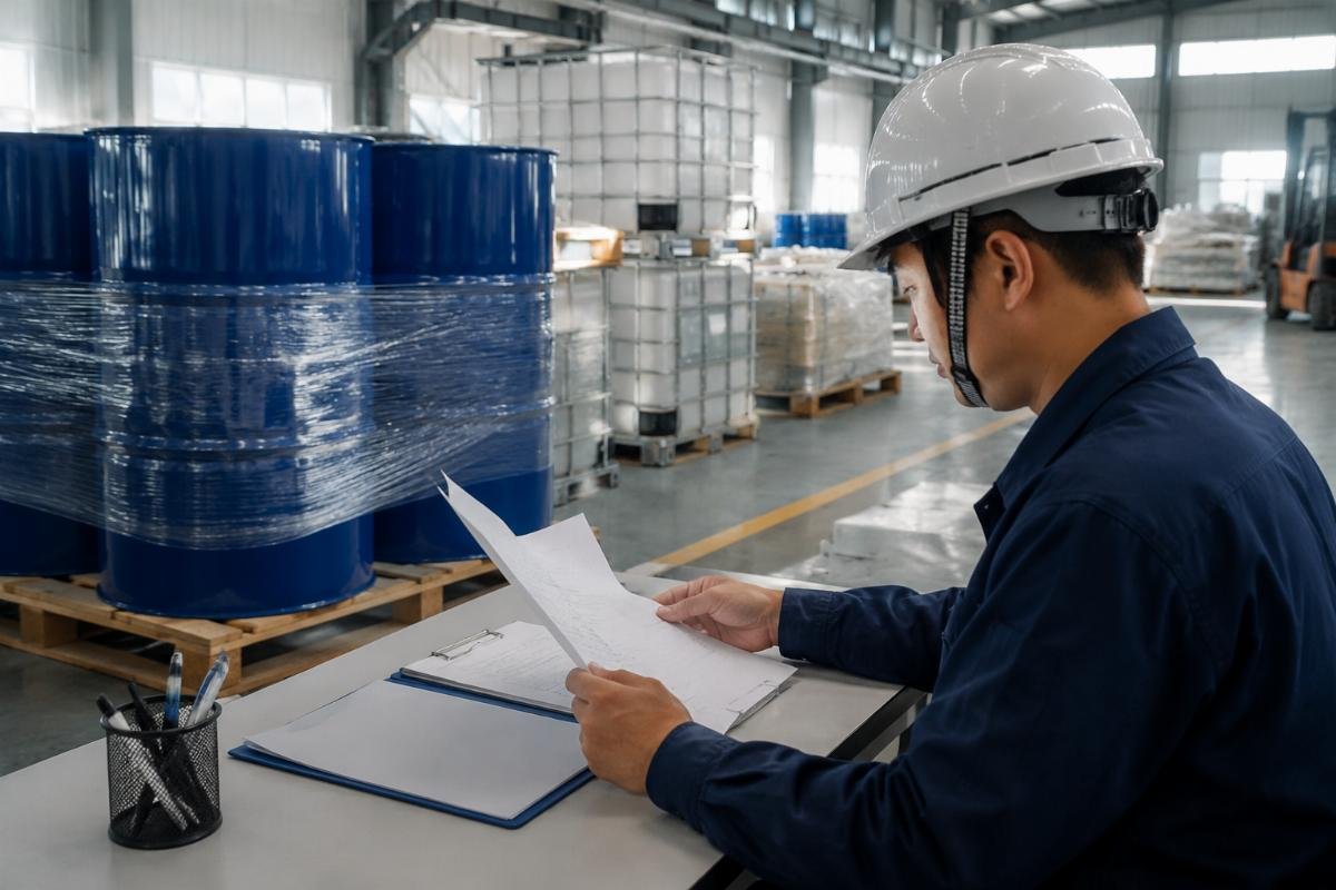 Customs documentation for chemical shipments